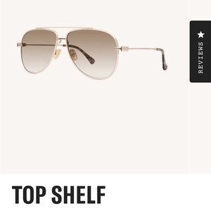Dezi Top Shelf Rayban Style Aviator Sunglasses